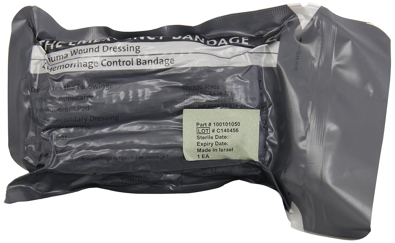 Vendaje Israelí Emergency Bandage 4"